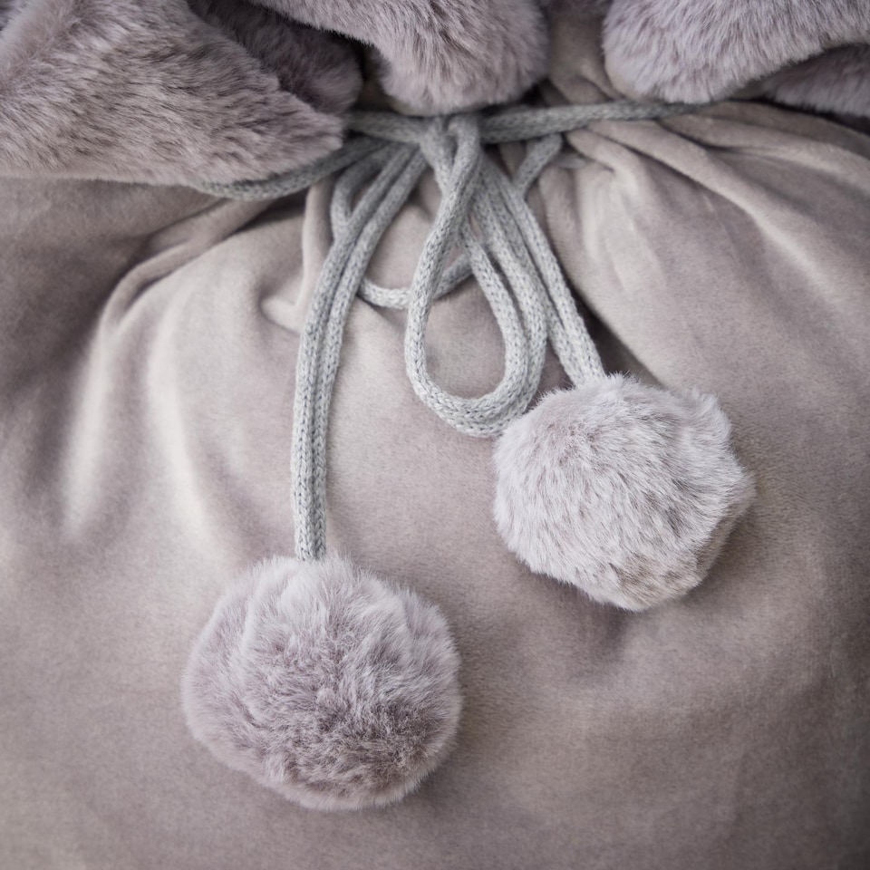 image 1 of OHS Christmas Alphabet Sack, Grey - J