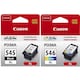image 2 of Canon PG545XL Black & CL546XL Colour Ink Cartridge