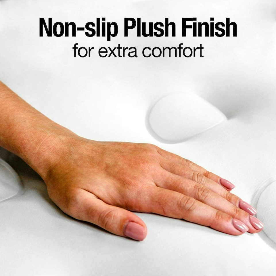 image 1 of Dreamcatcher Double Inflatable Blow Up Mattress Air Bed Integrated built-in pump Grey
