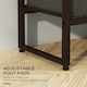 image 7 of HOMCOM Clothes Hanging Rail with 3 Fabric Drawers Storage Shelves for Hallway