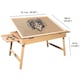 image 5 of Gr8 Home Adjustable Wooden 1000 Pcs Jigsaw Puzzle Table Easel With Folding Legs 2 Drawers