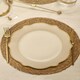 image 4 of Jaswely Collection Porcelain Dinner Plates, Set of 6 (Sand Beige)