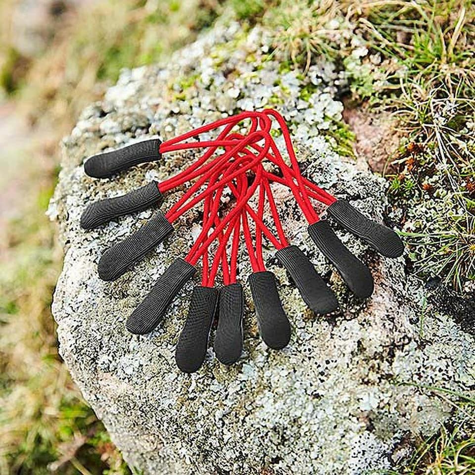 image 1 of Quadra SLX Zip Puller Pack (Pack Of 10) - Red - One Size