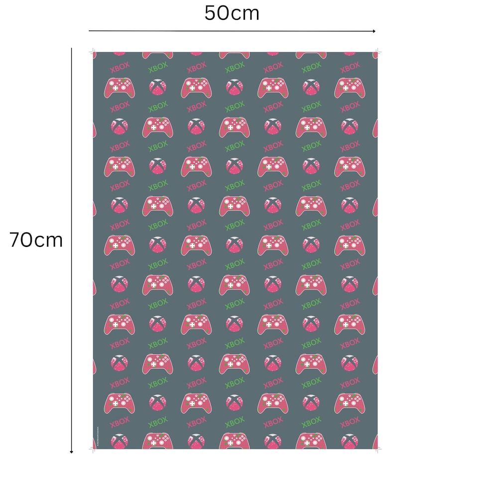 image 1 of XBOX 2 Sheets & 2 Tags Gift Wrap