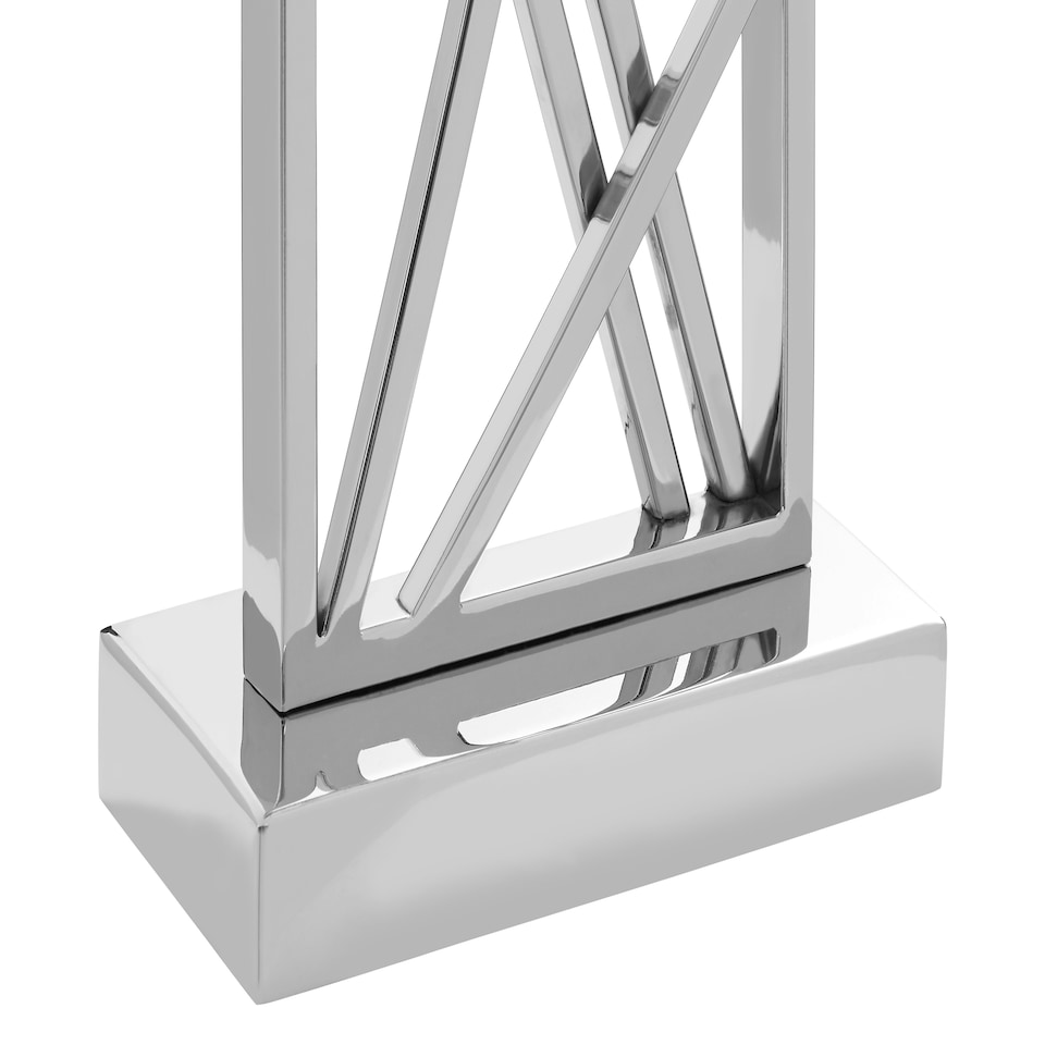 image 1 of Interiors by Premier Trajectory Table Lamp Silver