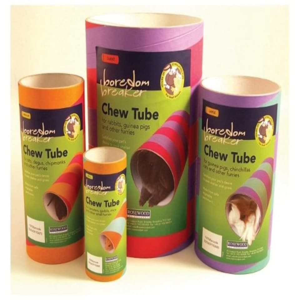 Rosewood Boredom Breaker Hamster Tube Small (Pack of 4)