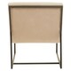 image 2 of Interiors by Premier Ivory Velvet Cocktail Chair Cream