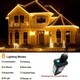 image 3 of 720 White & Warm White LED Connectable MF Icicle String Lights - 15m
