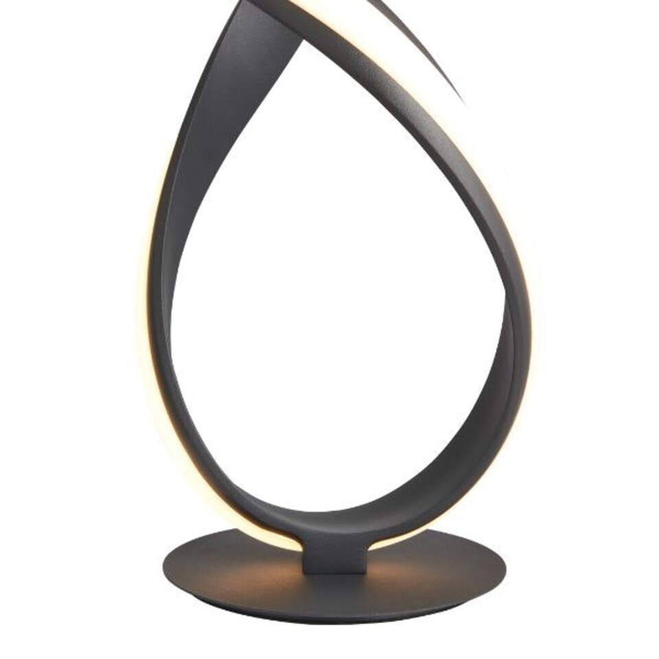 image 1 of Fraser Matte Black LED Table Lamp