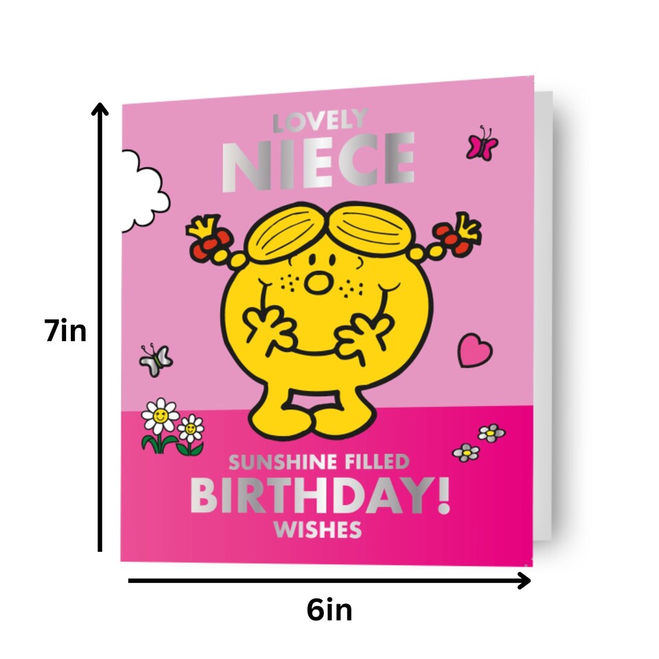 image 1 of Mr Men & Little Miss 'Lovely Niece' Birthday Card