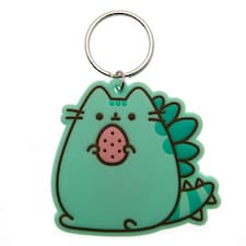 Pusheen Pusheenosaurus Keyring - Green - One Size