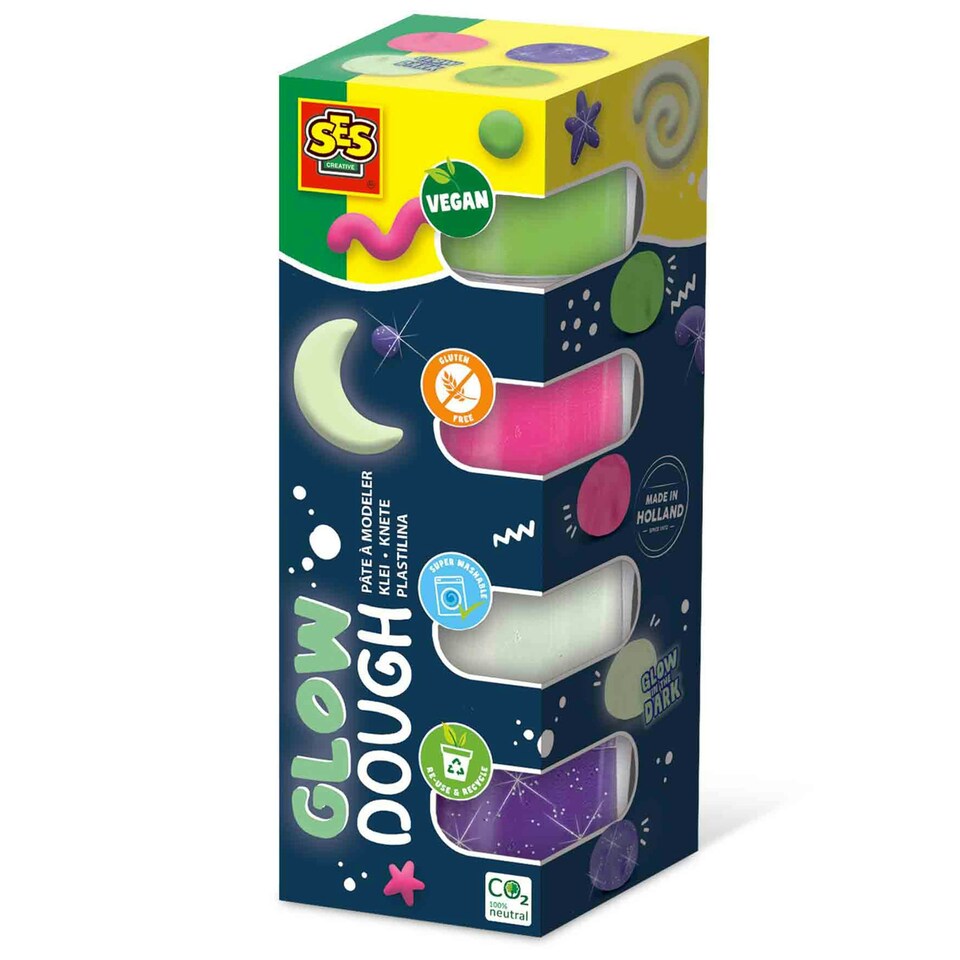 image 1 of SES Creative Feel Good Glow Dough 4x90g