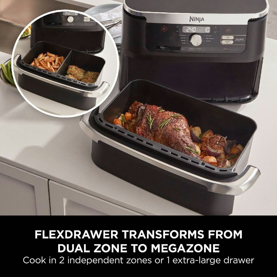 image 1 of Ninja Foodi FlexDrawer Air Fryer 10.4L AF500UK