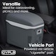image 10 of 7.5L 12V DC Car Cooler Coolbox Hot Cold Portable Electric Cool | Grey