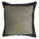 image 1 of Interiors by Premier Grey And Black Cushion Grey