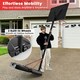 image 5 of COSTWAY Outdoor 7.5-10 FT Portable Basketball Hoop Backboard Black | Standard