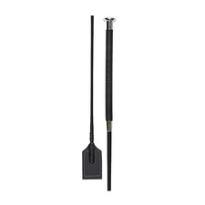 Dublin Sch Leather Horse Dressage Whip | Black | Black | One Size | 1
