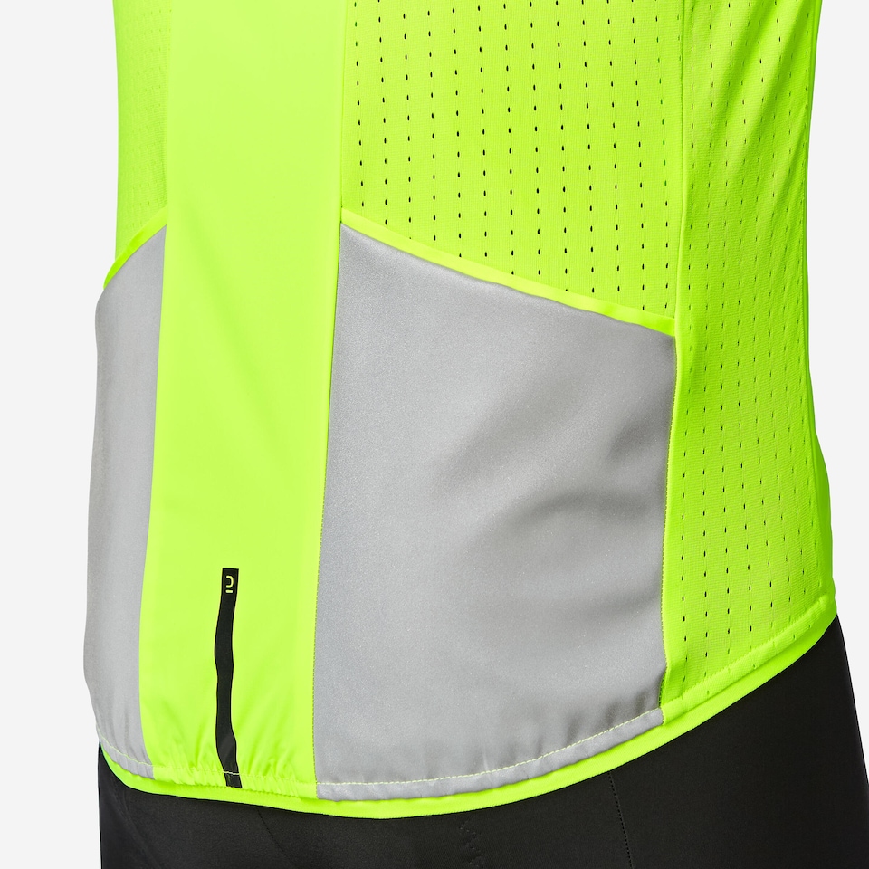 image 1 of Decathlon Men's Hi-Viz Cycling Jacket