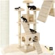 image 1 of Cat Tree Mogli - 170 cm, sisal cat scratching post  - Beige