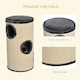 image 3 of PawHut Cat Scratching Barrel Sisal Activity Center