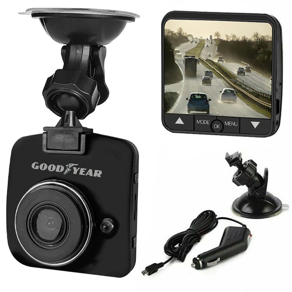 image 1 of Goodyear Mini HD Dash Cam Car DVR Camera Video Recorder Motion Detection Sensor