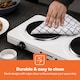 image 8 of GEEPAS 2000W Double Hot Plate, White