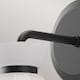 image 2 of Alora Mood Halston Dome Wall Lamp Contemporary Matt Black 1x E14
