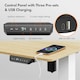 image 4 of VonHaus Adjustable Electric Standing Desk with USB-C charging