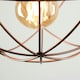 image 1 of ValueLights Retro Style Copper Metal Basket Cage Ceiling Pendant Light Shade
