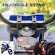 image 6 of AIYAPLAY 12V Kids Electric Motorcycle w/ Twist Grip Throttle, Music, Blue