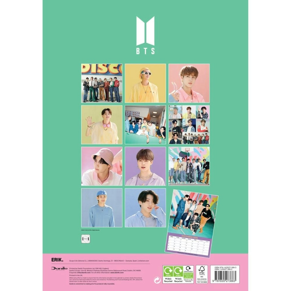 image 1 of BTS 2026 A3 CALENDAR