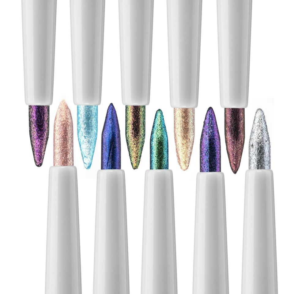 image 1 of Inversion Chroma Pencil - Duochrome Pencil - Glisten Cosmetics Silver