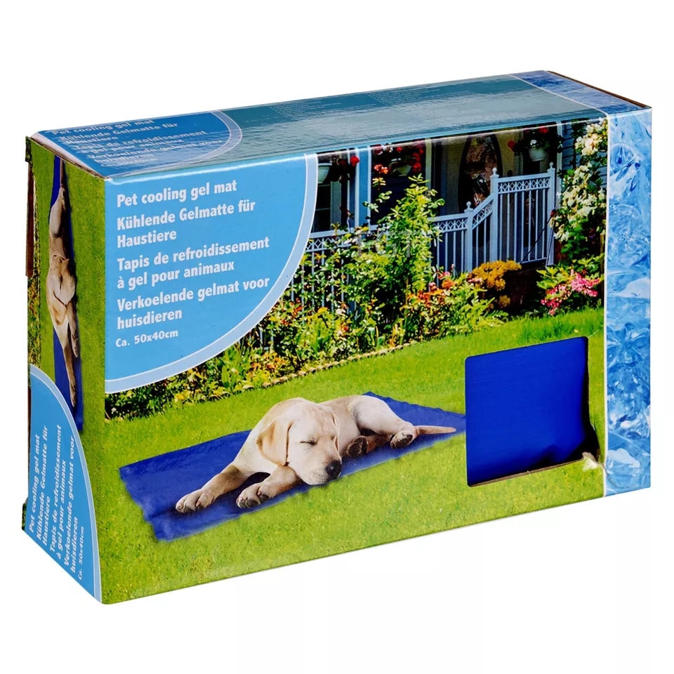 image 1 of Pet Self-Cooling Gel Mat Portable Bed