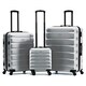 image 6 of Flight Knight Suitcase Sets 3 Piece, Large Suitcase, Extra Large Suitcase, easyJet Cabin Bag 45x36x20cm Underseat Carry On, 100+ Airlines Approved - BA, Ryanair | Cream | Cream/Black | Large