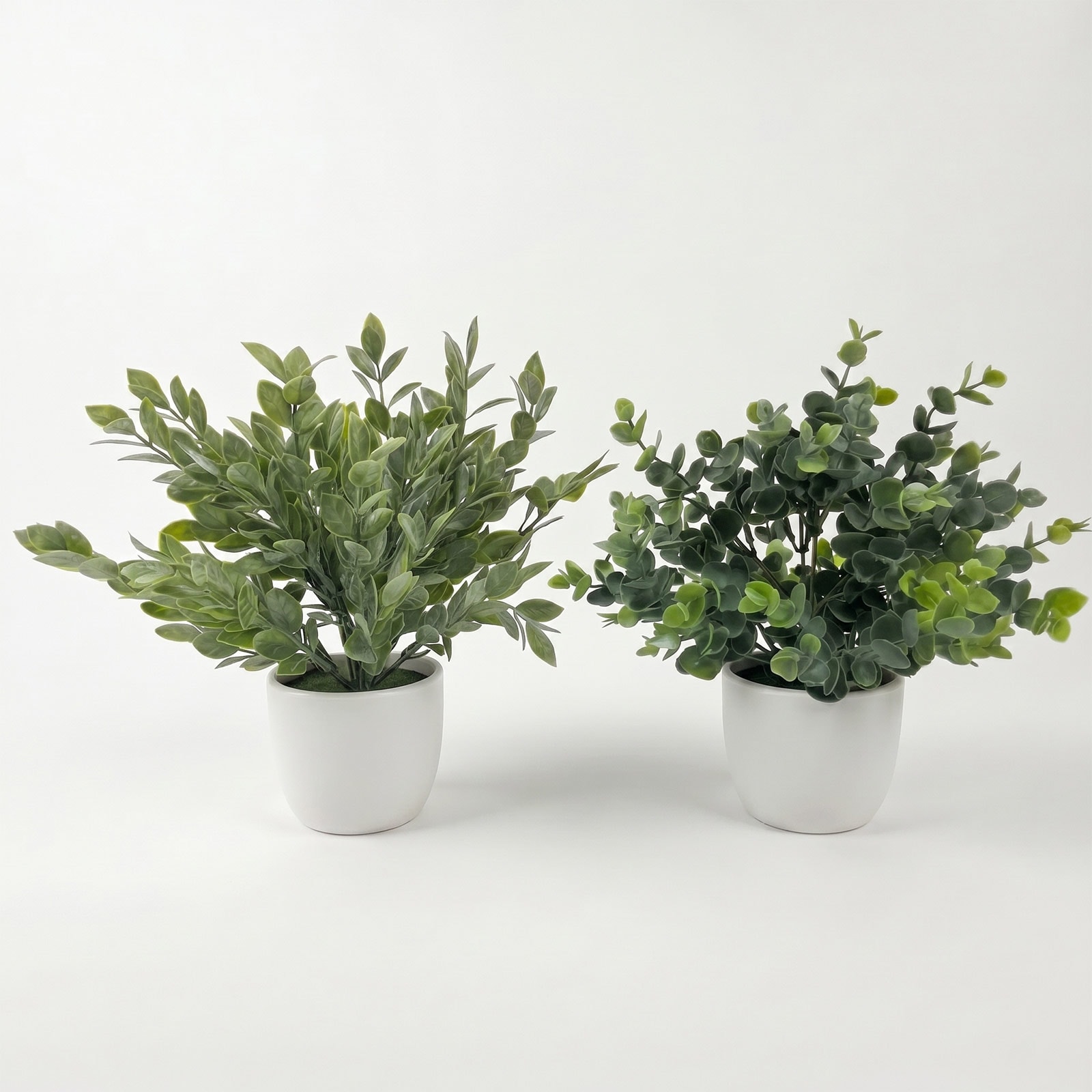 Homescapes Artificial Daphne Odora & Eucalyptus in White Pot