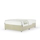 image 1 of Majestic 1000 Pocket Sprung Cream Naples Velvet Divan Set Small Single