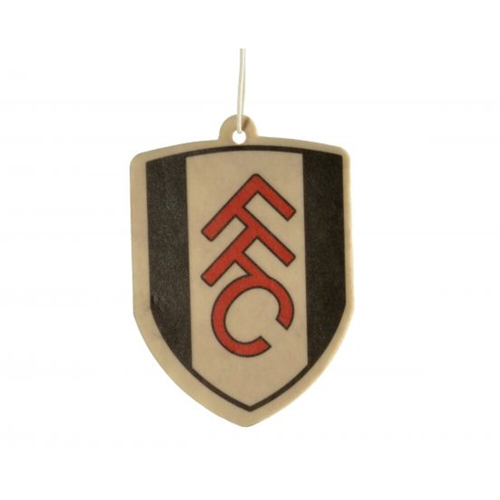 Fulham FC Crest Car Air Freshener Black Black/White 1