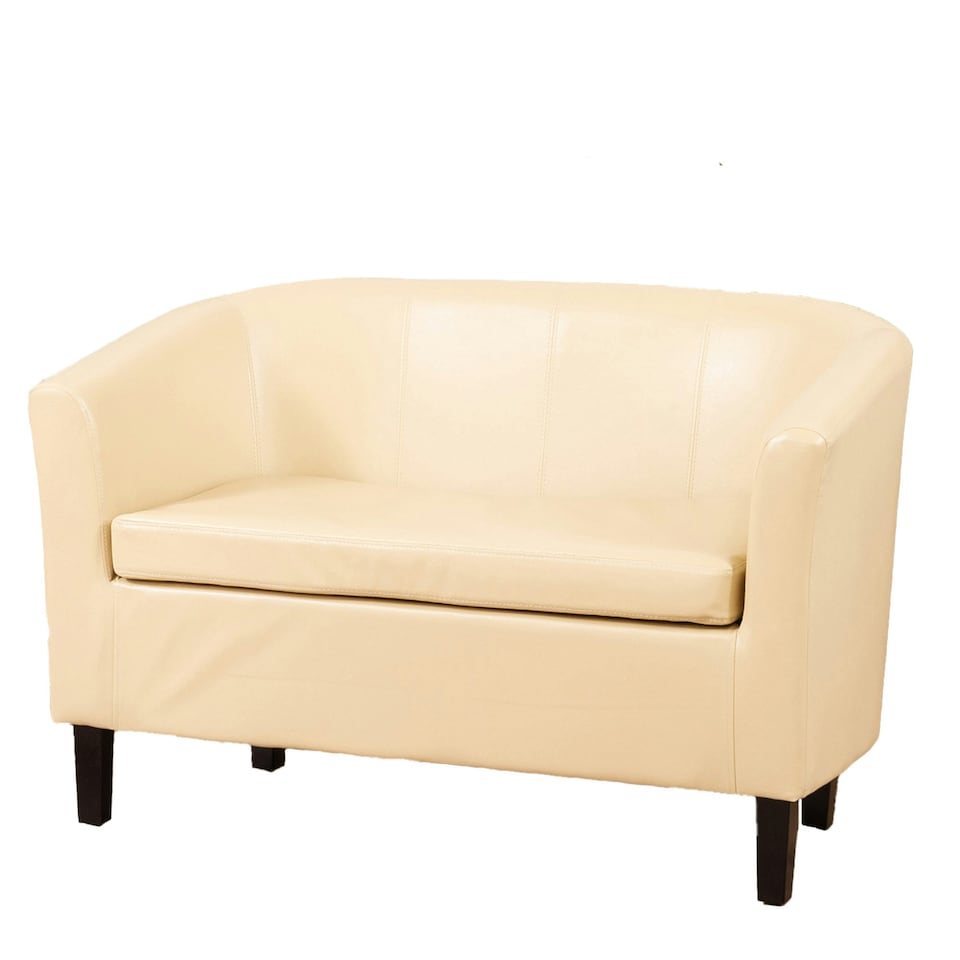 image 1 of Meriden 2 Seat Tub Sofa Cream