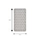 image 3 of Laguna Anti Slip Grey PVC Bath Mat 68cm x 37cm - 2 Set | Grey | Grey | 2