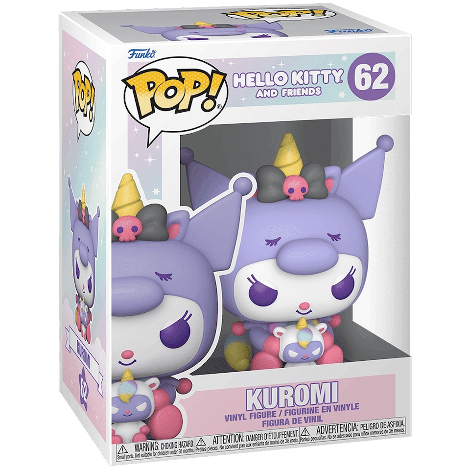 image 1 of Funko POP Hello Kitty and Friends Kuromi Vinyl Figure 62