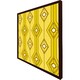 image 3 of Yellow geometric (Picutre Frame) Brown | Oak | S