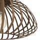 image 3 of EGLO Espinal Brown Steel Contemporary Ceiling Light