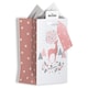 image 1 of Rose Gold Stag Design Christmas Perfume Gift Bag