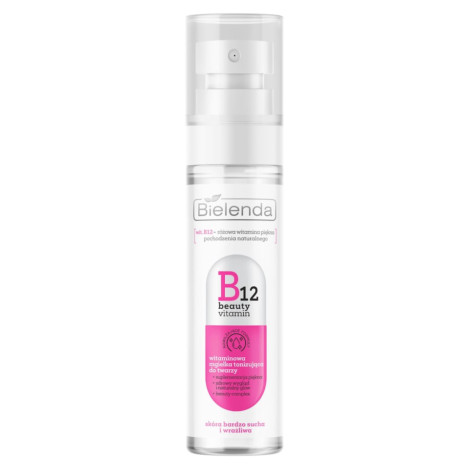image 1 of Bielenda B12 Beauty Vitamin Toning Face Mist For Dry Sensitive Skin 75ml