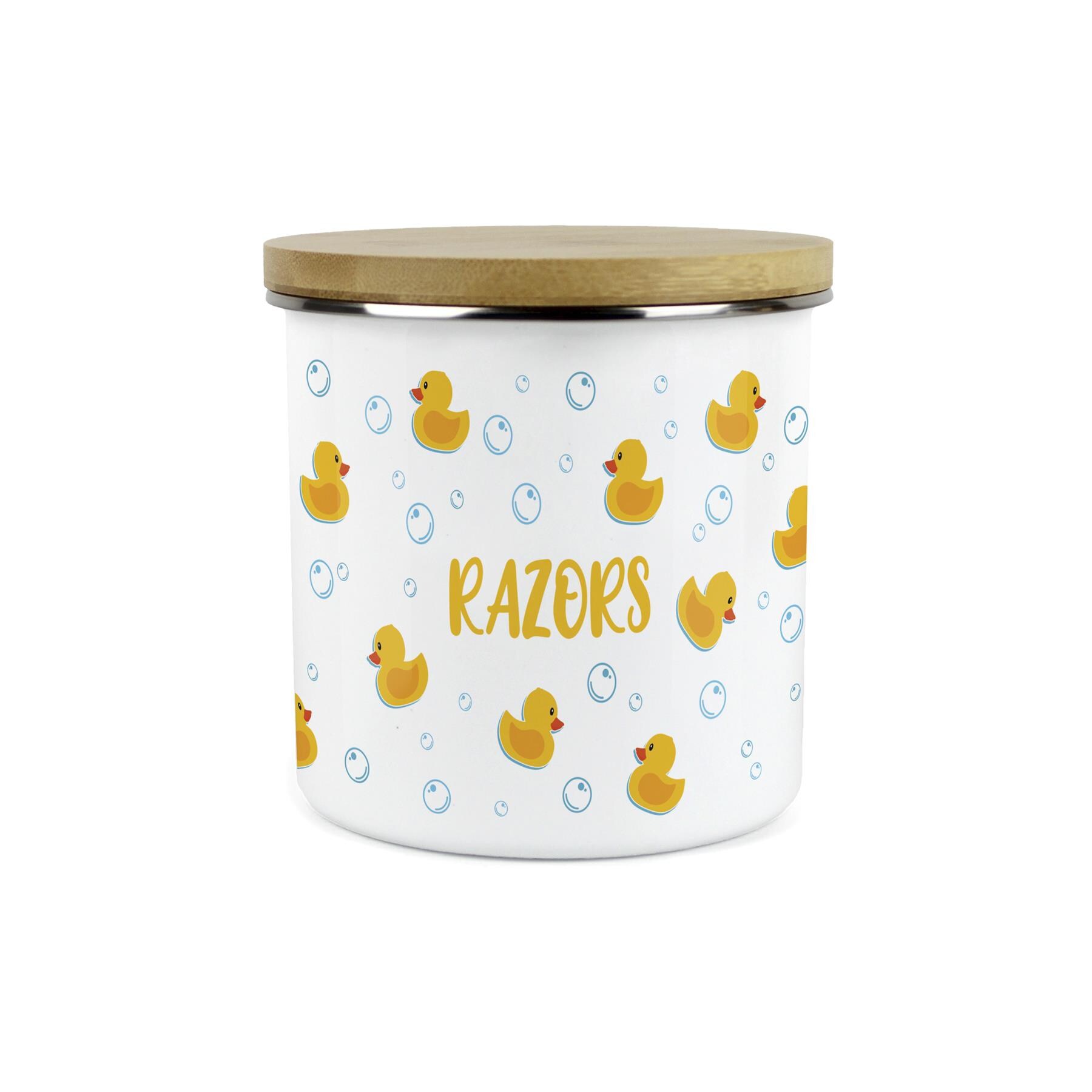 Rubber Ducks Large Razors Storage Canister - Tesco Groceries