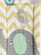 image 1 of Babybase Padded Changing Mat 74 x 46cm Elephant Chevron