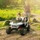 image 2 of AIYAPLAY 2 Seater 24V 7AH Ride on Truck w/ Spring Suspension, White