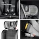 image 4 of Cozy N Safe Excalibur Car Seat Group 1/2/3 9-36kg, ISOFix & Top Tether, 25kg Harness, Convertible Baby Toddler Child Car Seat, Forward Facing High Back Booster, 9 Months to 12 Years (Graphite)
