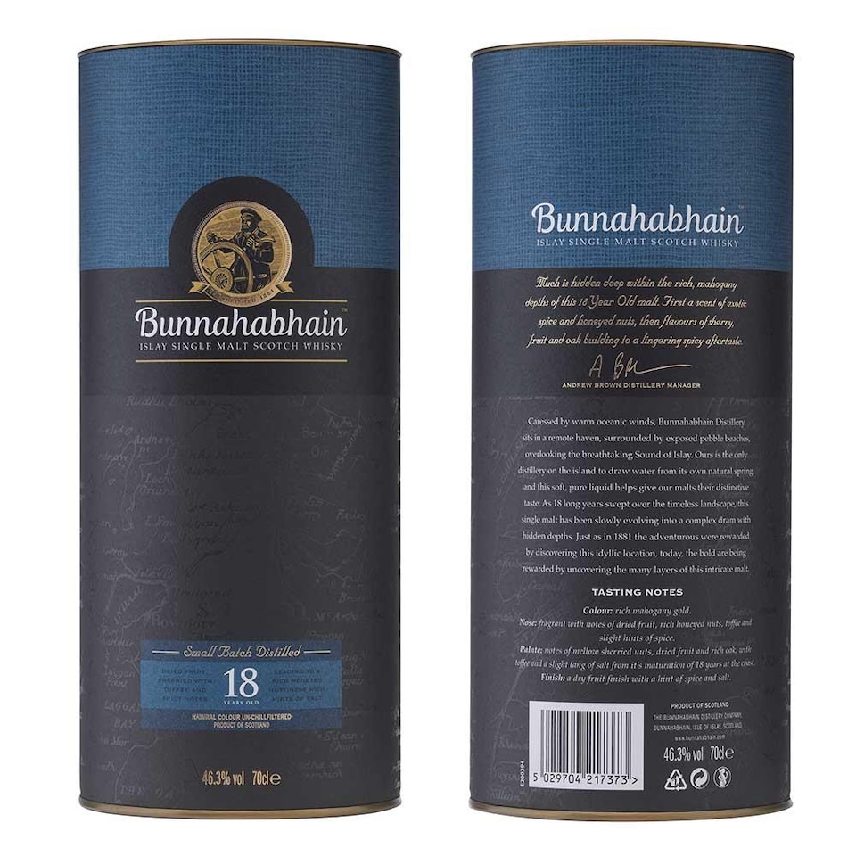 image 1 of Bunnahabhain - Islay Single Malt Scotch 18 year old Whisky