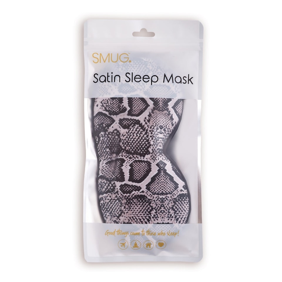 image 1 of SMUG Satin Sleep Mask - Snake Print